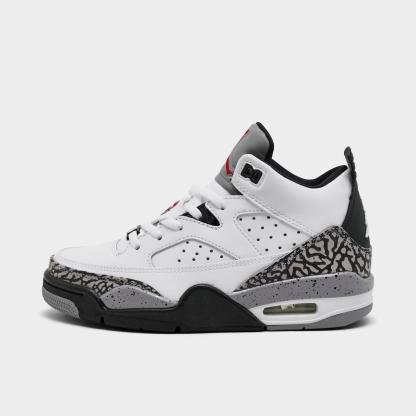 Big Kids' Air Jordan Son of Mars Low Casual Shoes - White/Varsity Red/Light Smoke Grey/True Blue - view 1