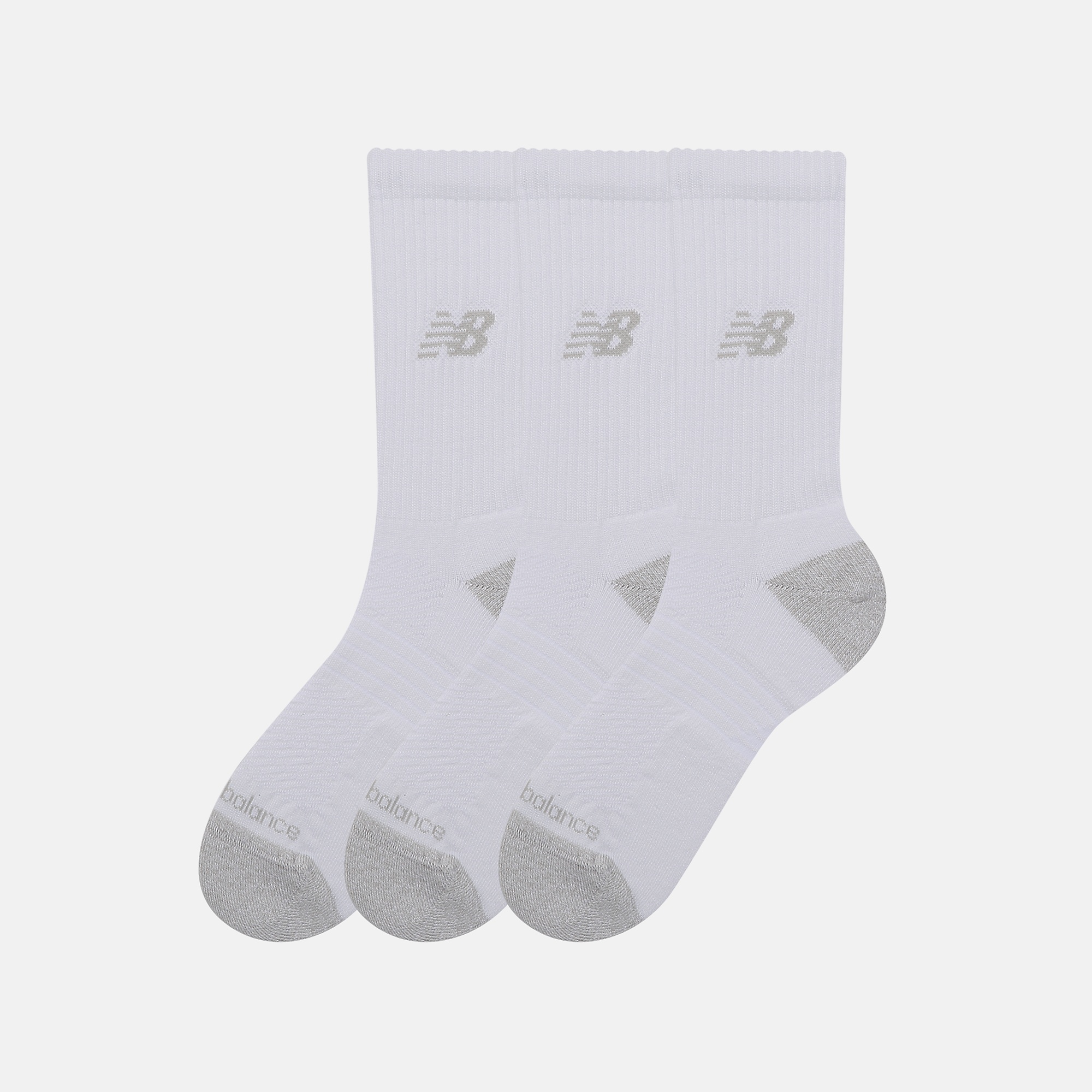 New Balance Active Crew Socks 3 Pack, LAS35203WT