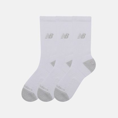 New Balance Active Crew Socks 3 Pack, LAS35203WT