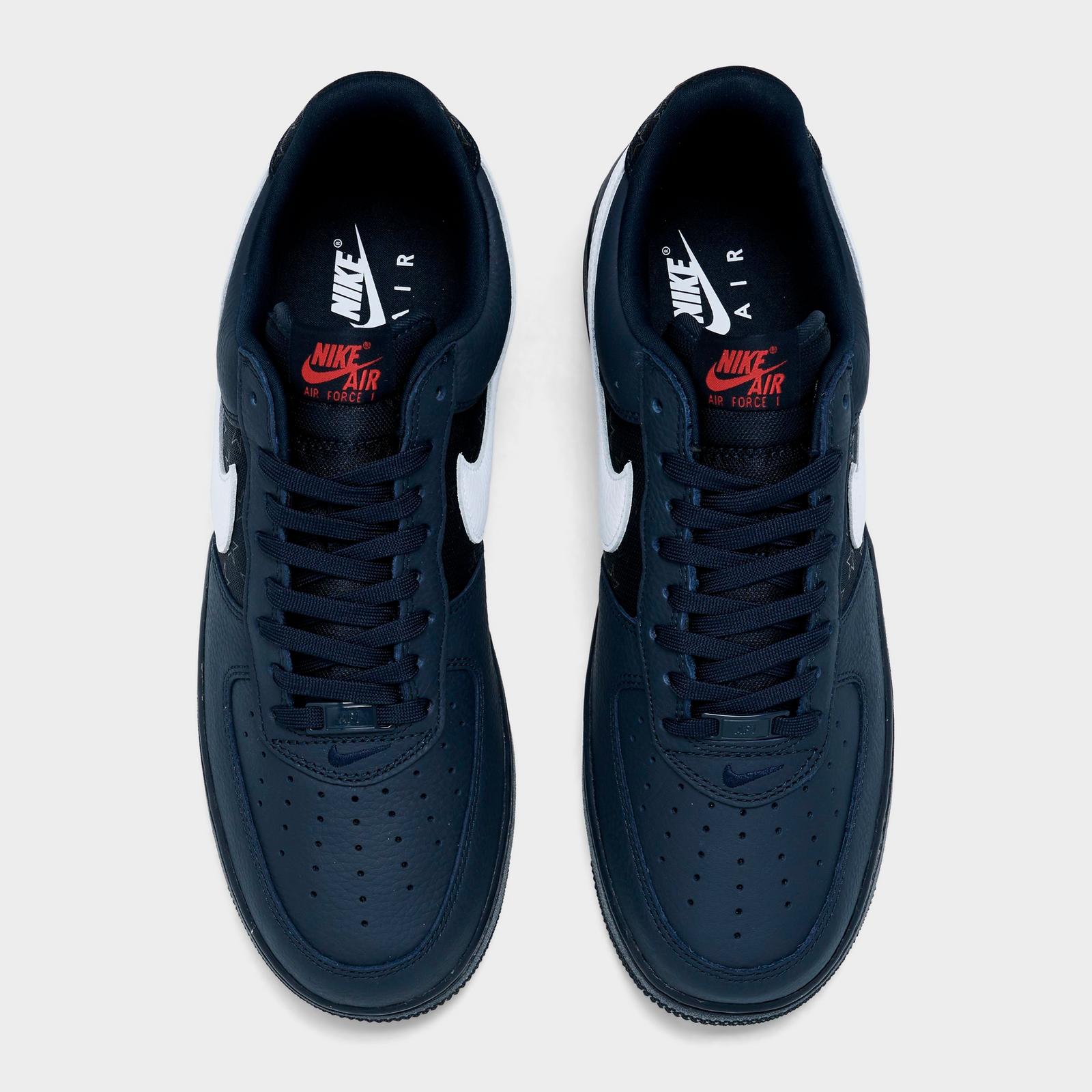 Men's Nike Air Force 1 Low Retro USA Casual Shoes - Multi-Color/Black/Multi-Color