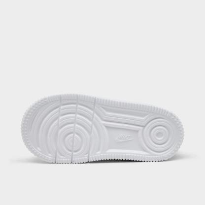 Infant and Kids' Toddler Nithtke Force 1 Low Casual Shoes - Part 1 - White/White/White - Bottom view