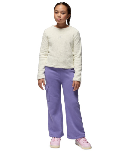 Jordan Girls' 7-16 Mountainside Crewneck Sweatshirt - White