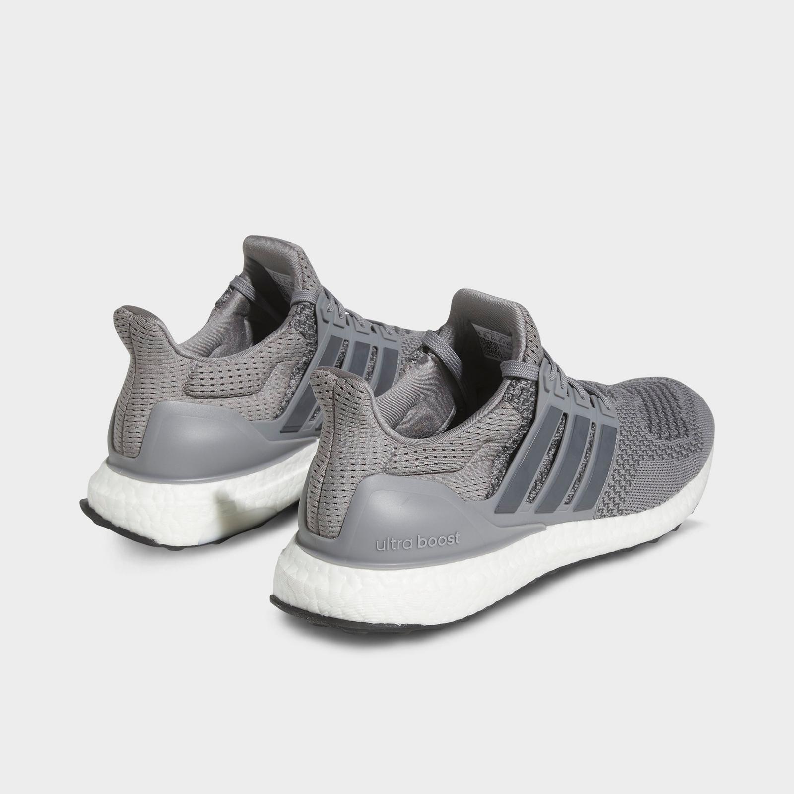 Men's adidas Ultraboost 1.0 Running Shoes - Grey/Grey/Core Black - view 4