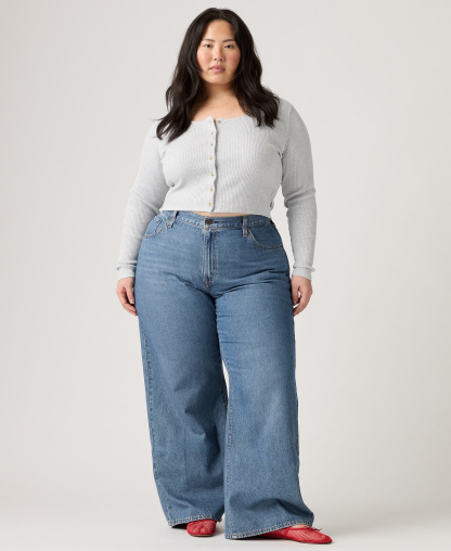 Levi's Women's Cinch-Waist Lightweight Baggy Jeans - Chasing Dreams