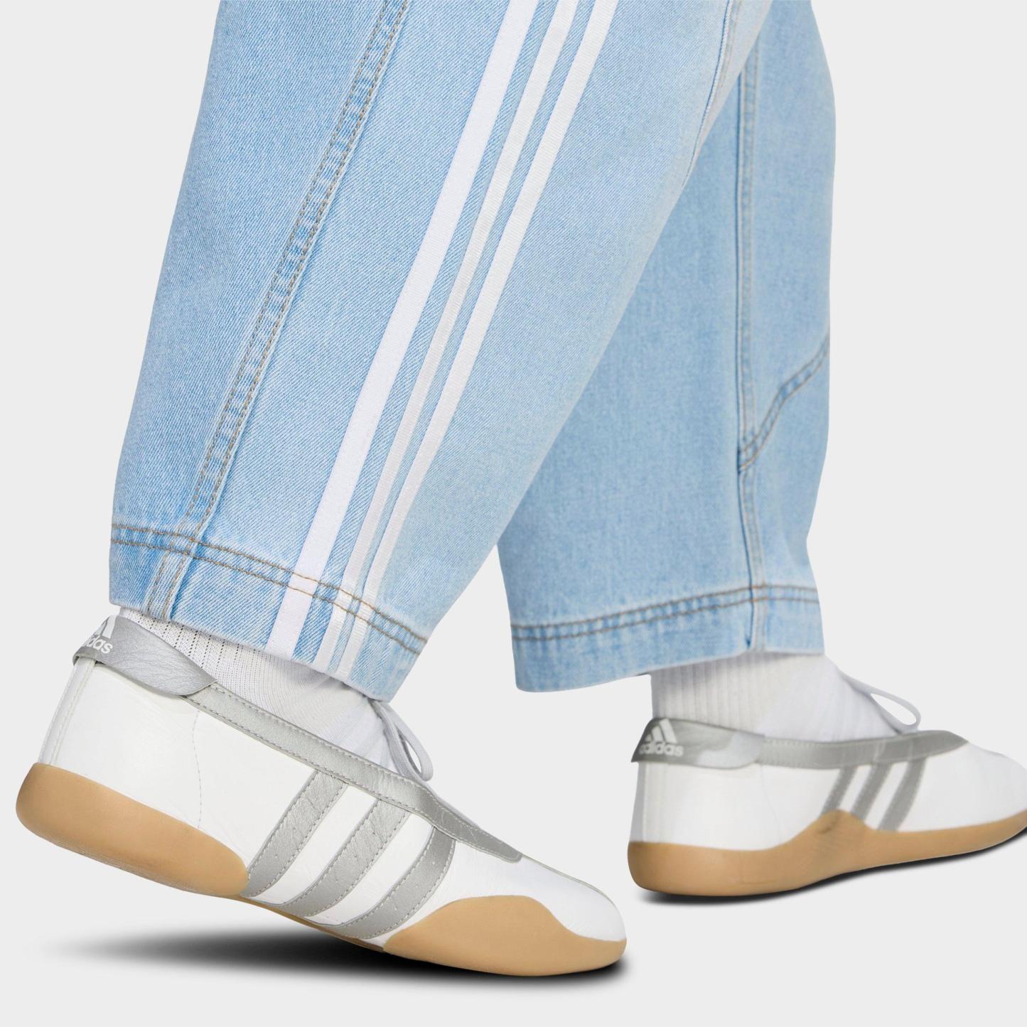 Women's adidas Originals Denim Barrel Pants - Light Blue