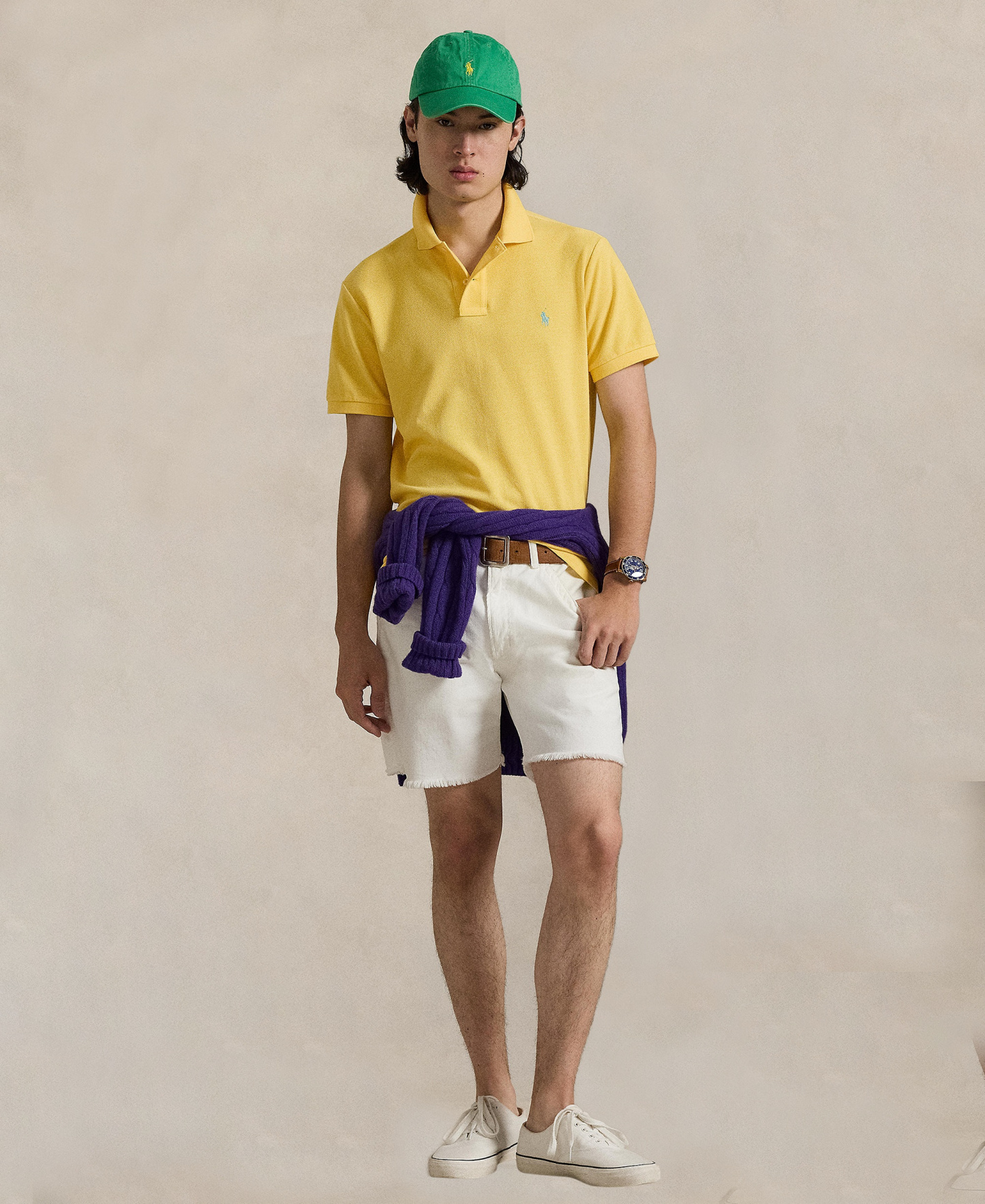 Polo Ralph Lauren Men's Classic-Fit Cotton Polo Shirt - Sunfish Yellow