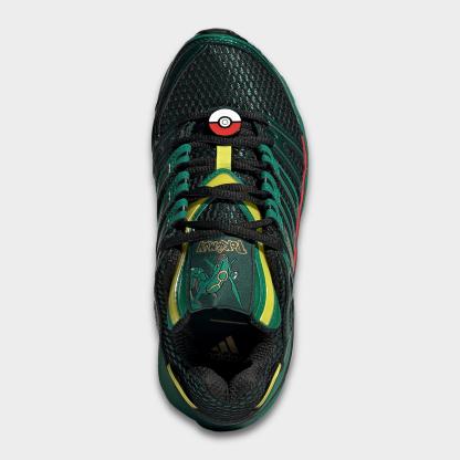 Girls' Big Kids' adidas x Liberty London Adistar Control 5 Casual Shoes - Collegiate Green/Core Black/Collegiate Green - Top view