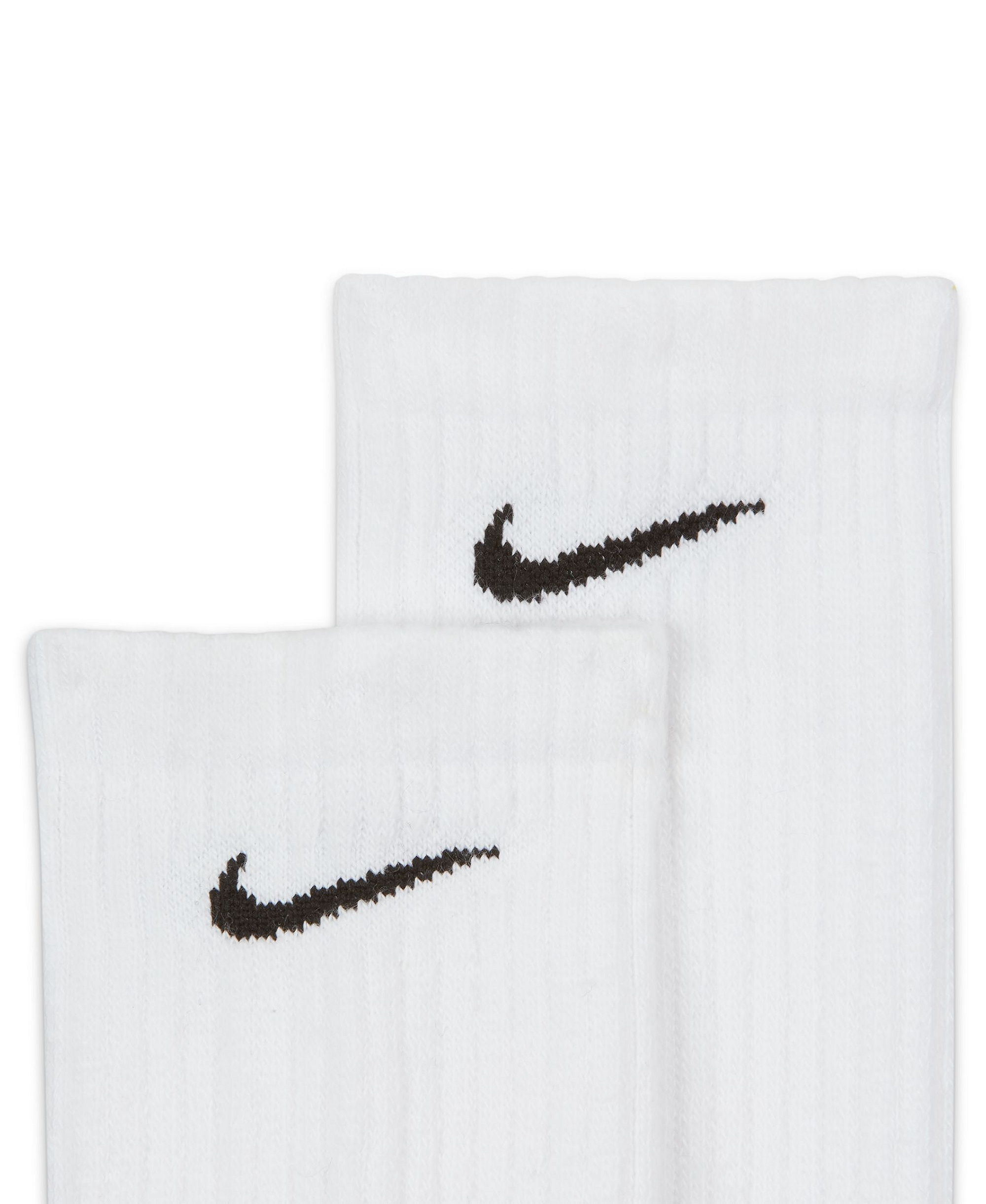 Nike Unisex Everyday Crew Socks, 3-Pack - White/Black