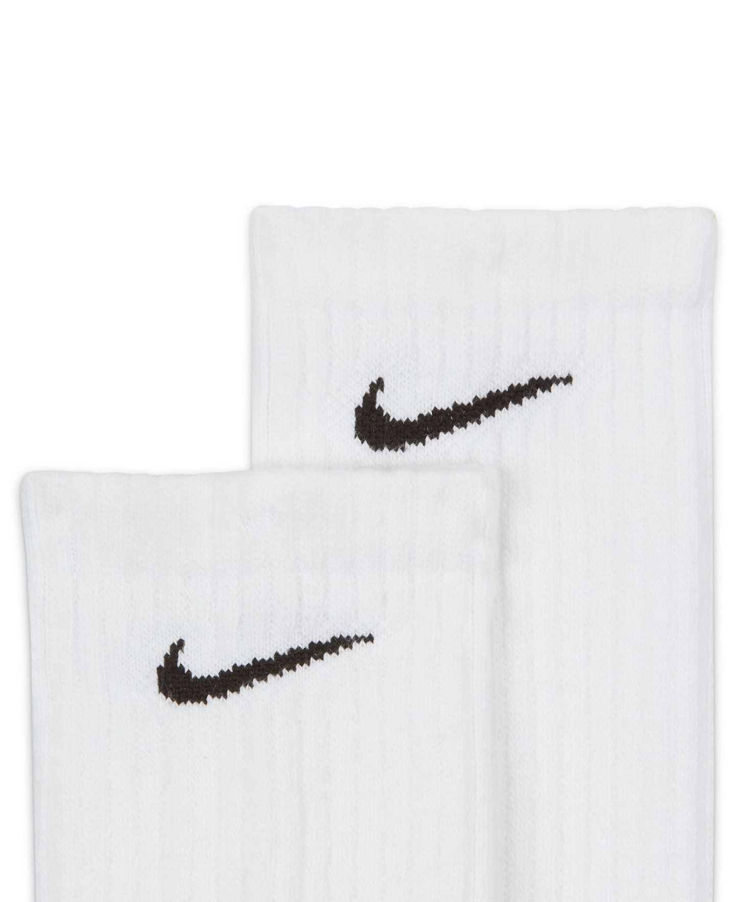 Nike Unisex Everyday Crew Socks, 3-Pack - White/Black