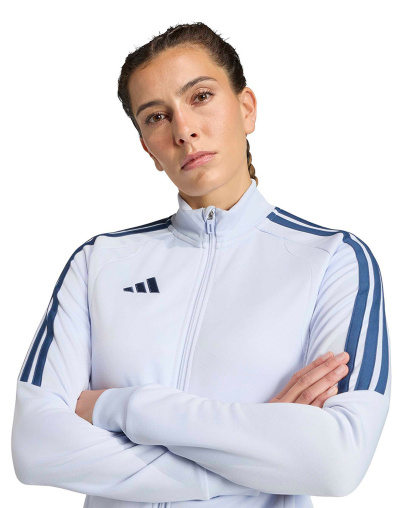 adidas Women's Tiro 26 Quarter-Zip Jacket - Aero Blue/night Marine
