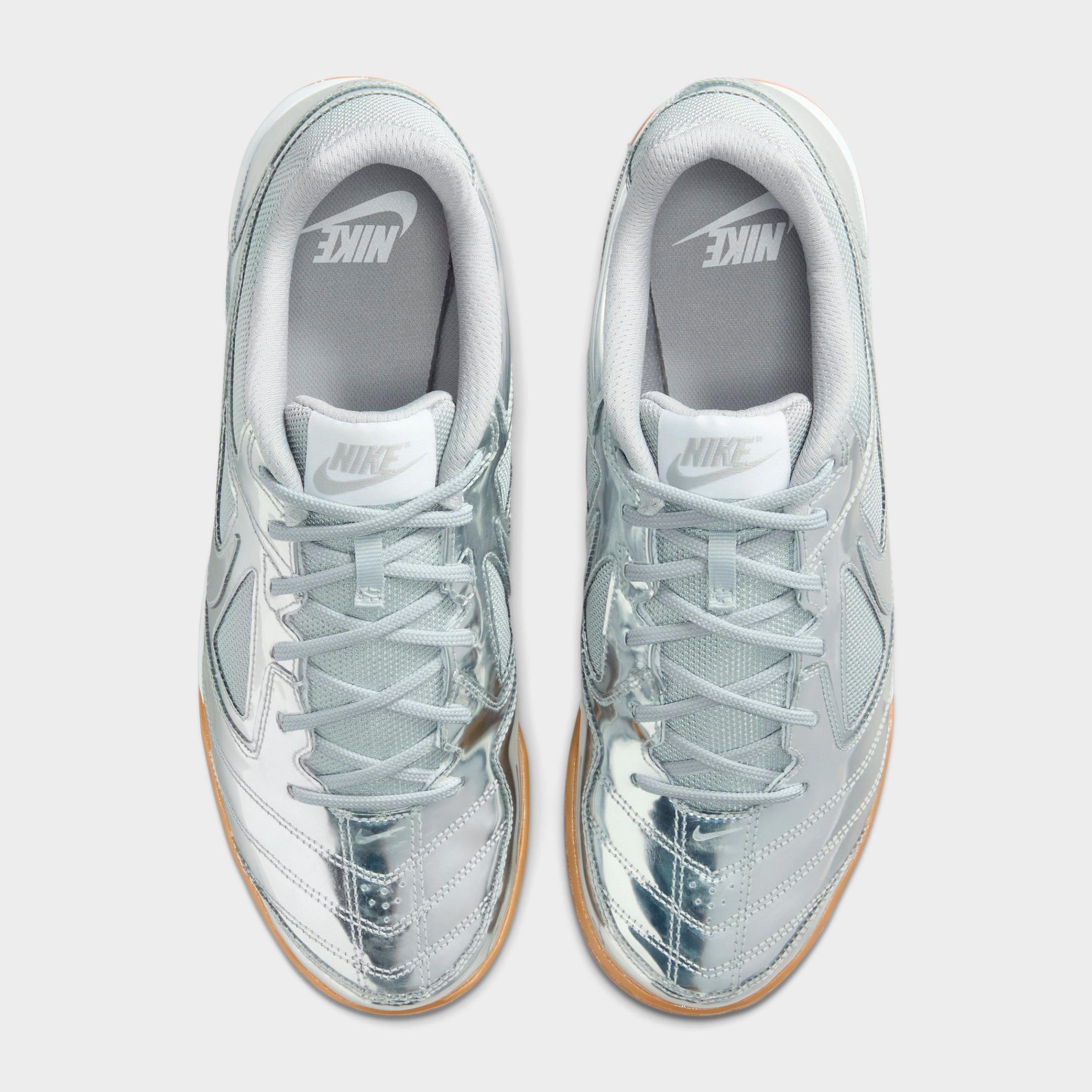 Men's Nithtke Gato LV8 Casual Shoes - Metallic Silver/White/Gum Light Brown/Metallic Silver - Top view