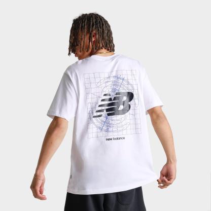 Men's New Balance Vision Graphic T-Shirt - White/Blue - view 1
