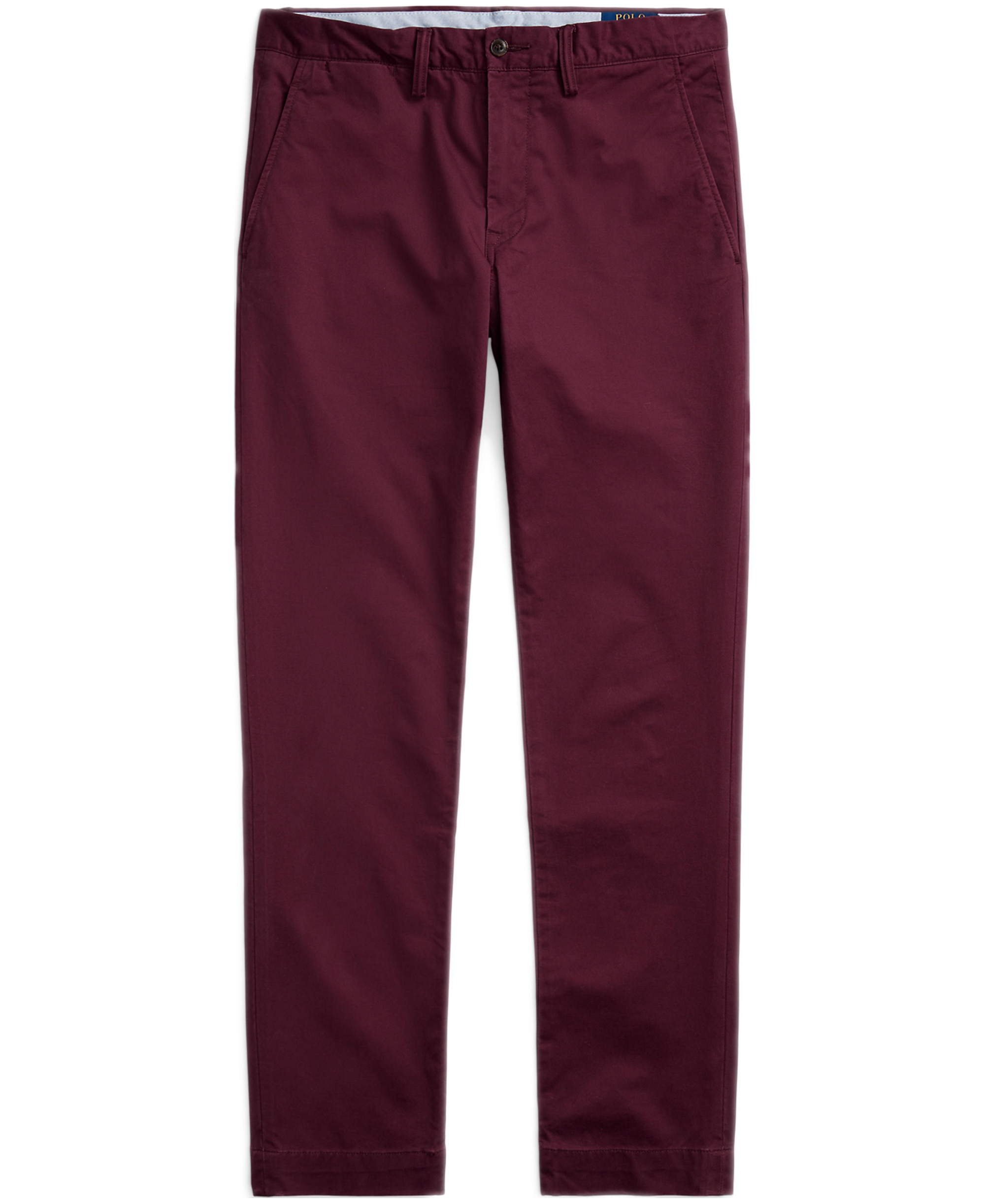 Polo Ralph Lauren Men's Stretch Slim Fit Chino Pants - Rich Ruby