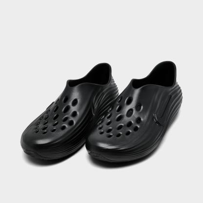 Men's Nithtke ReactX Rejuven8 Recovery Casual Shoes - Part 1 - Black/Black/Black - Both shoes facing left