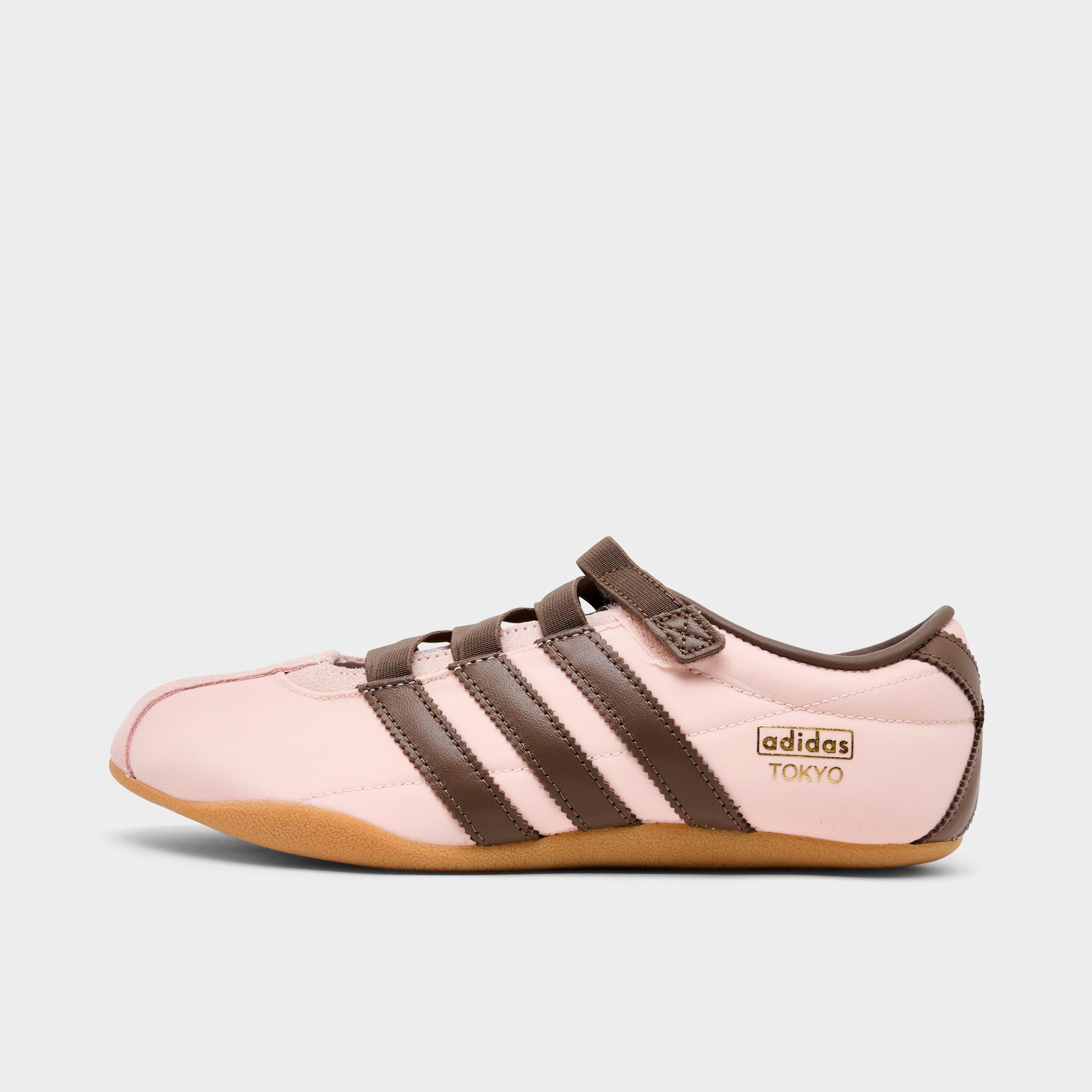 Women's adidas Originals Tokyo MJ Casual Shoes - Part 2 - Sandy Pink/Earth Strata - Left shoe facing left. Outside of the shoe.