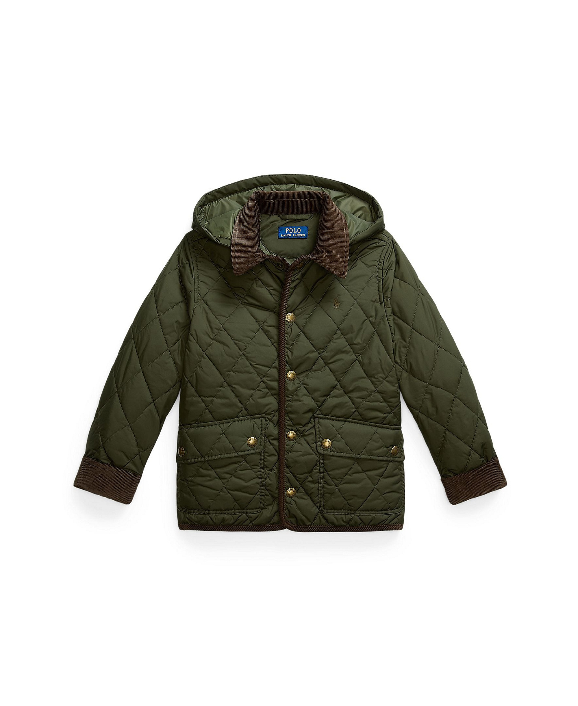 Polo Ralph Lauren Boys' 8-20 Hooded Barn Jacket - Olive