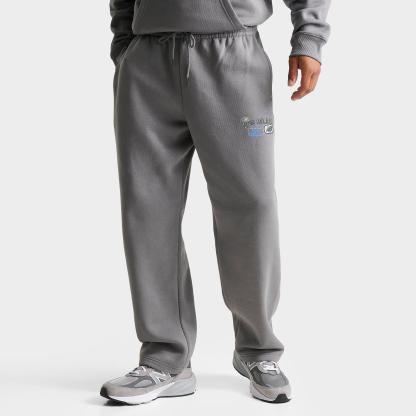 Men's New Balance Puffed Fleece Sweatpants - Grey/Blue - view 1