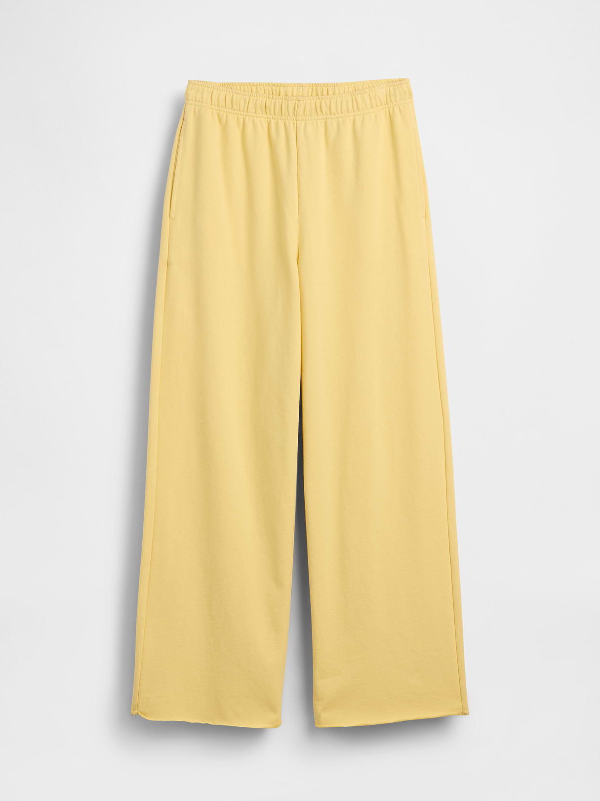 Mid Rise VintageSoft Terry Loose Sweatpants - Havana yellow