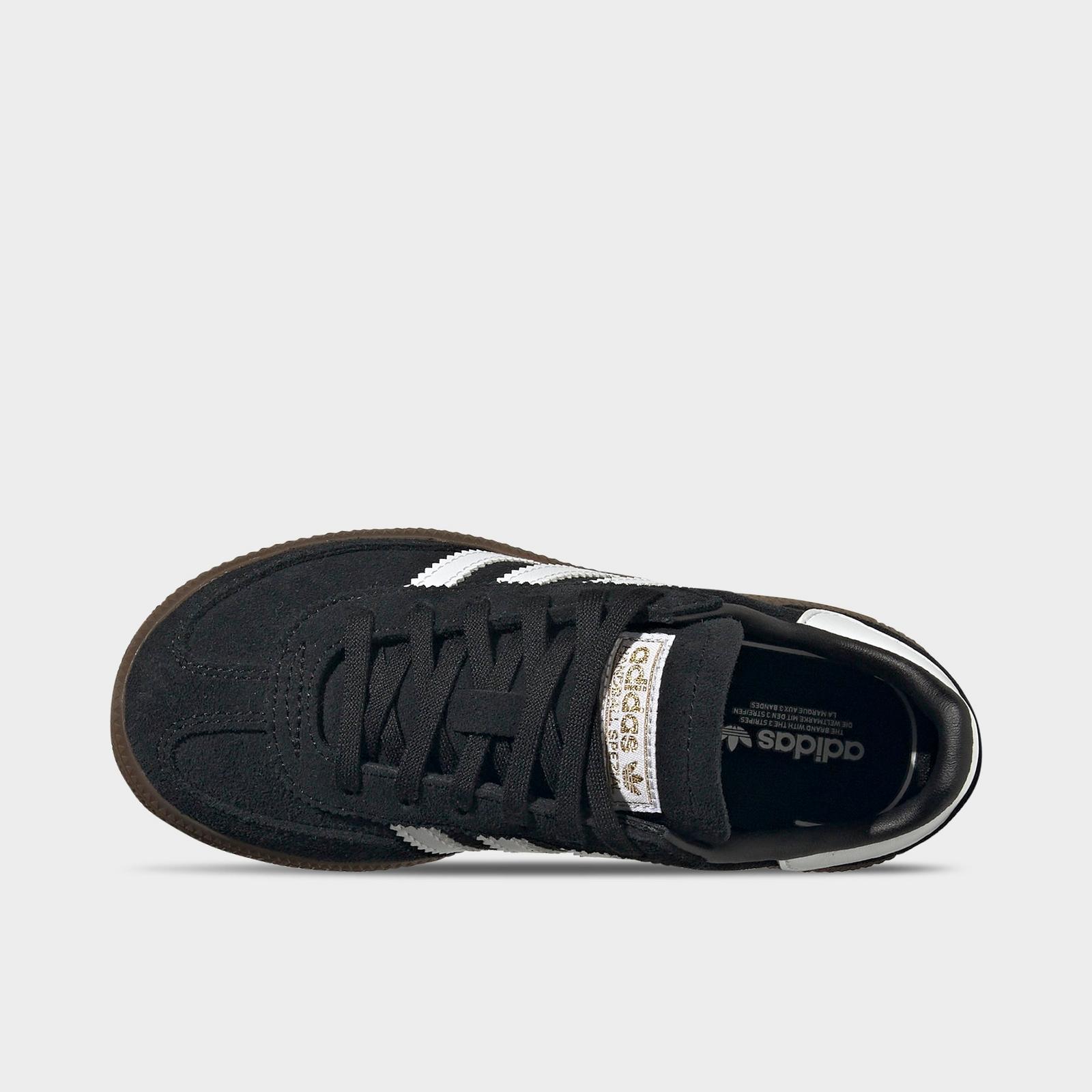 Little Kids' adidas Originals Handball Spezial Casual Shoes - Black/White/Gum - view 5