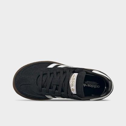 Little Kids' adidas Originals Handball Spezial Casual Shoes - Black/White/Gum - view 5