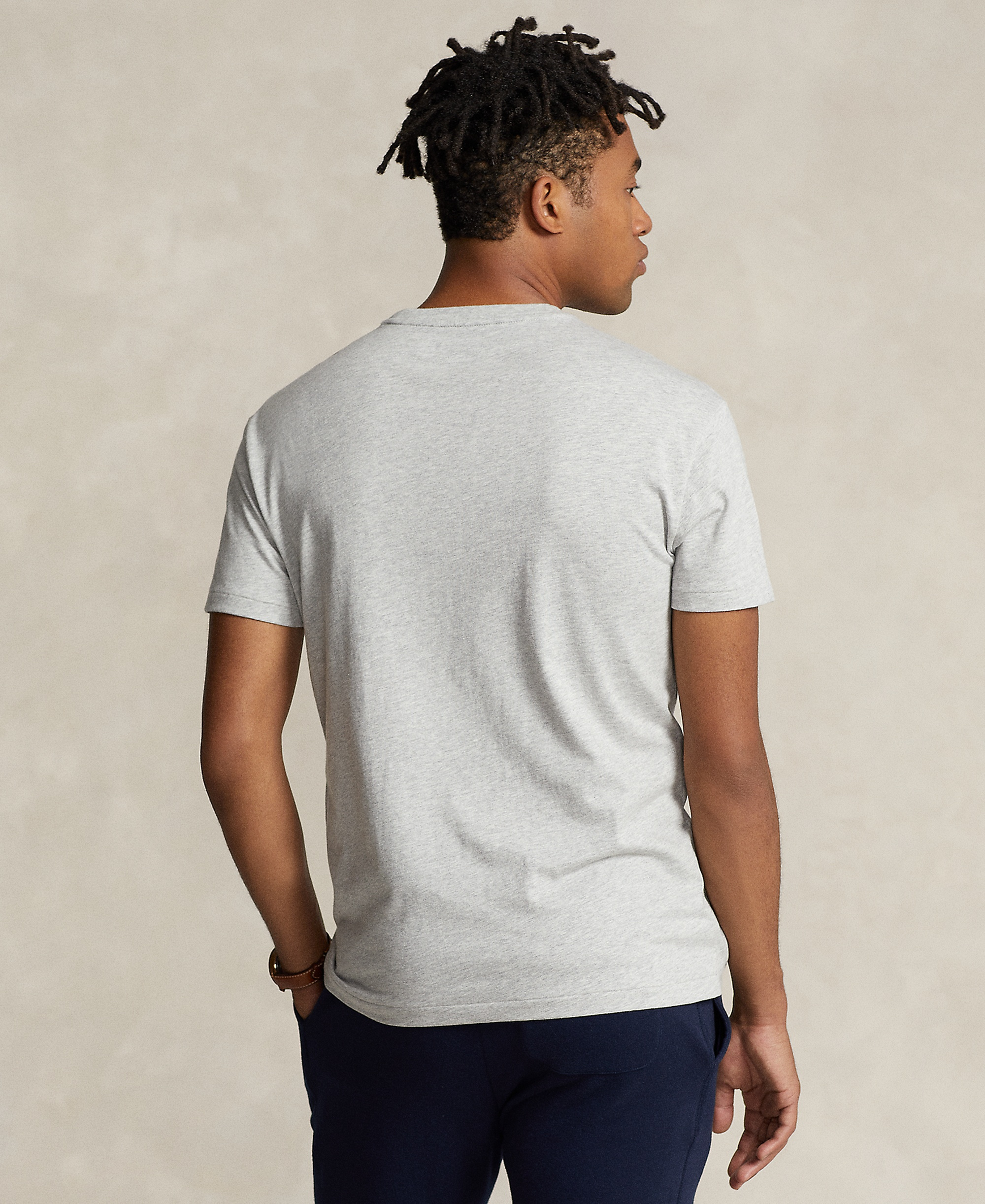 Polo Ralph Lauren Men's Embroidered Pony Classic-Fit T-Shirt - Taylor Heather