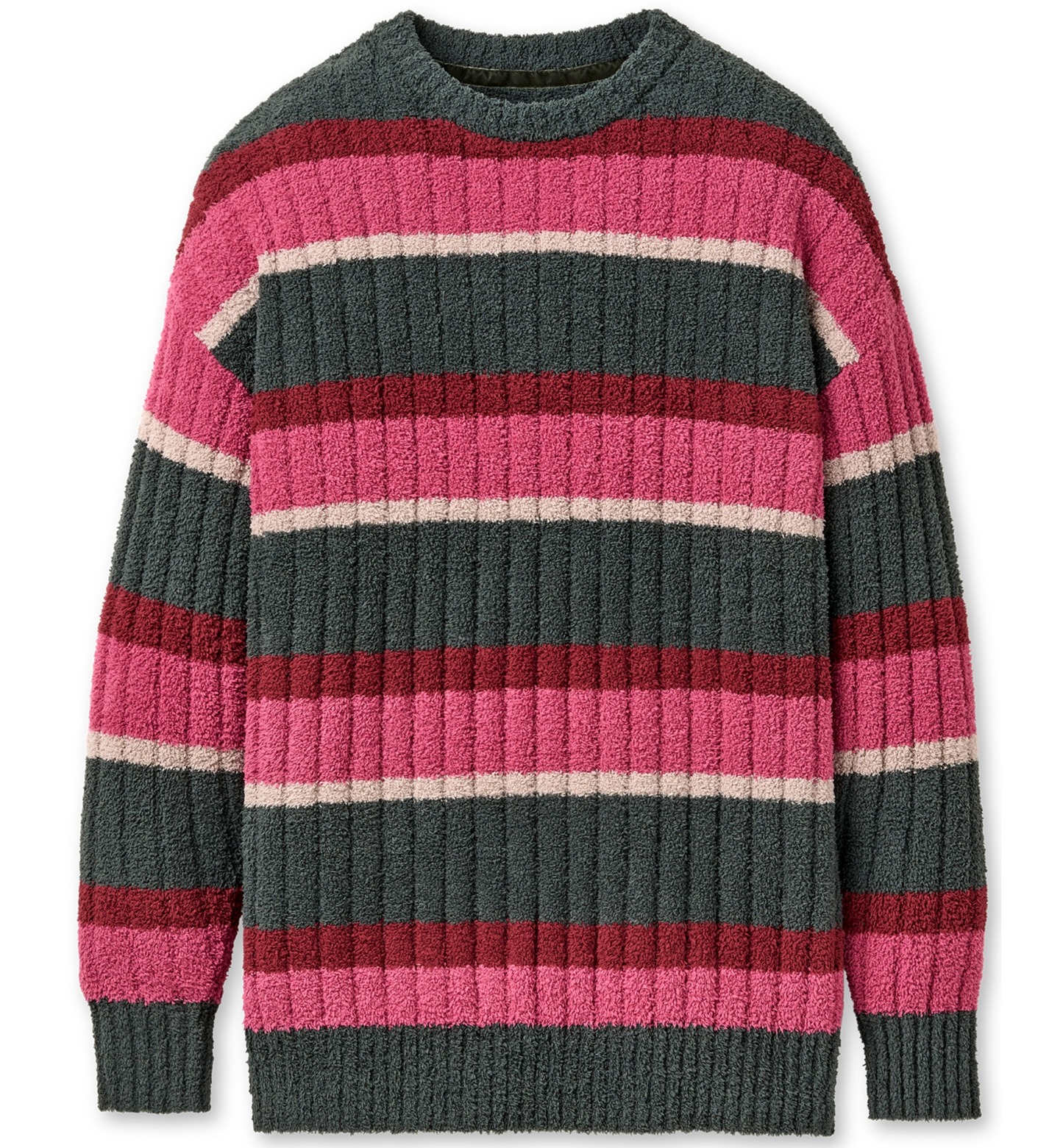 UGG Women's Riz Ribbed Long-Sleeve Knit Sleep Top - Green