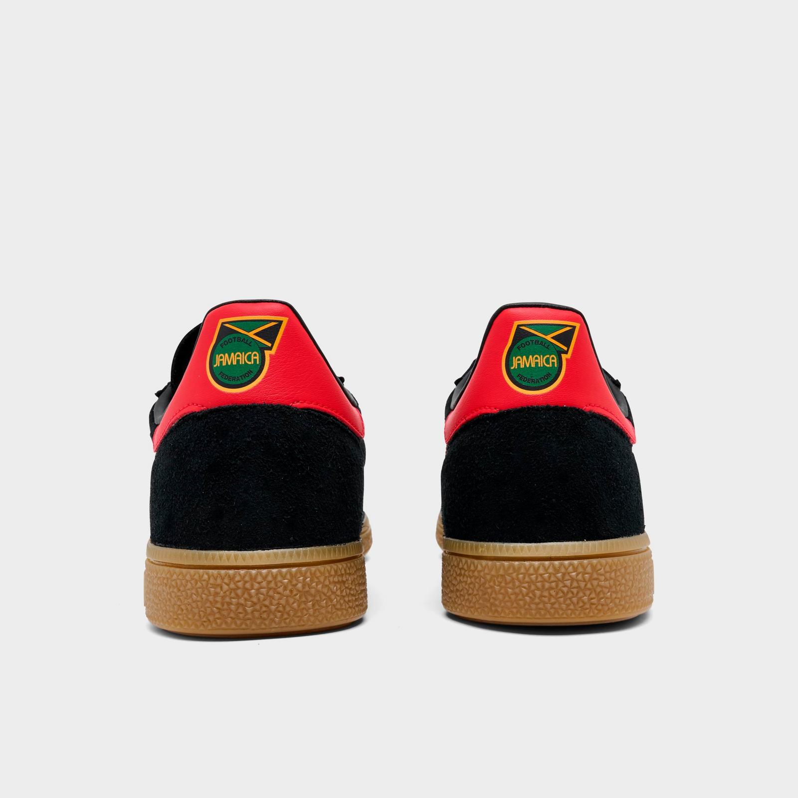 Men's adidas Originals Jamaica FIFA World Cup 2026 Handball Spezial Casual Shoes - Core Black/Pure Ruby/Bold Gold - view 4
