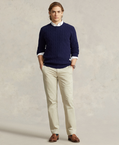 Polo Ralph Lauren Men's Straight-Fit Stretch Chino Pants - Beige