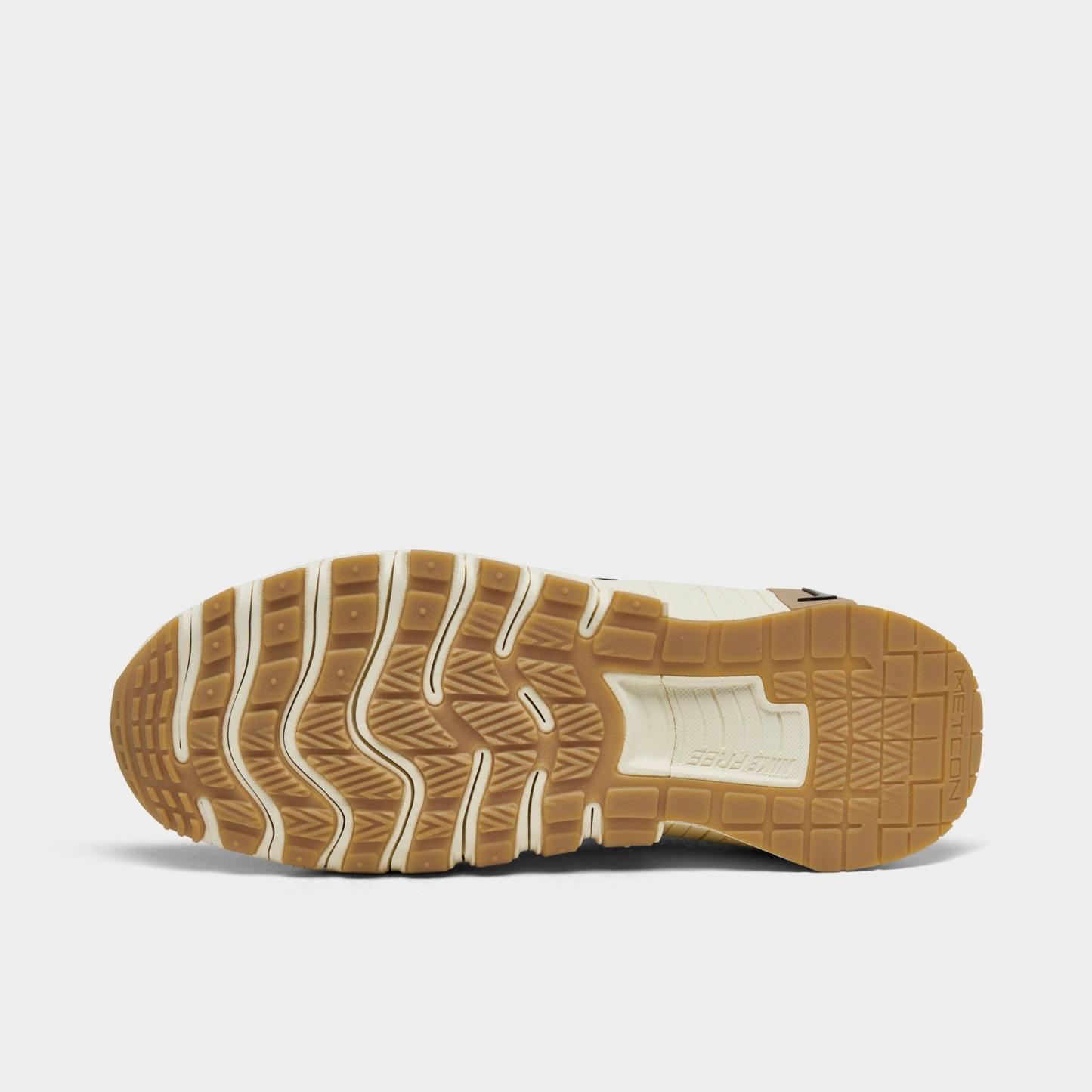 Men's Nithtke Free Metcon 6 Training Shoes - Black/Coconut Milk/Gum Light Brown - Bottom view