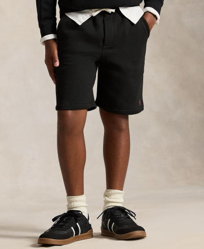 Polo Ralph Lauren Boys' 8-20 Cotton Fleece Drawstring Shorts - Polo Black