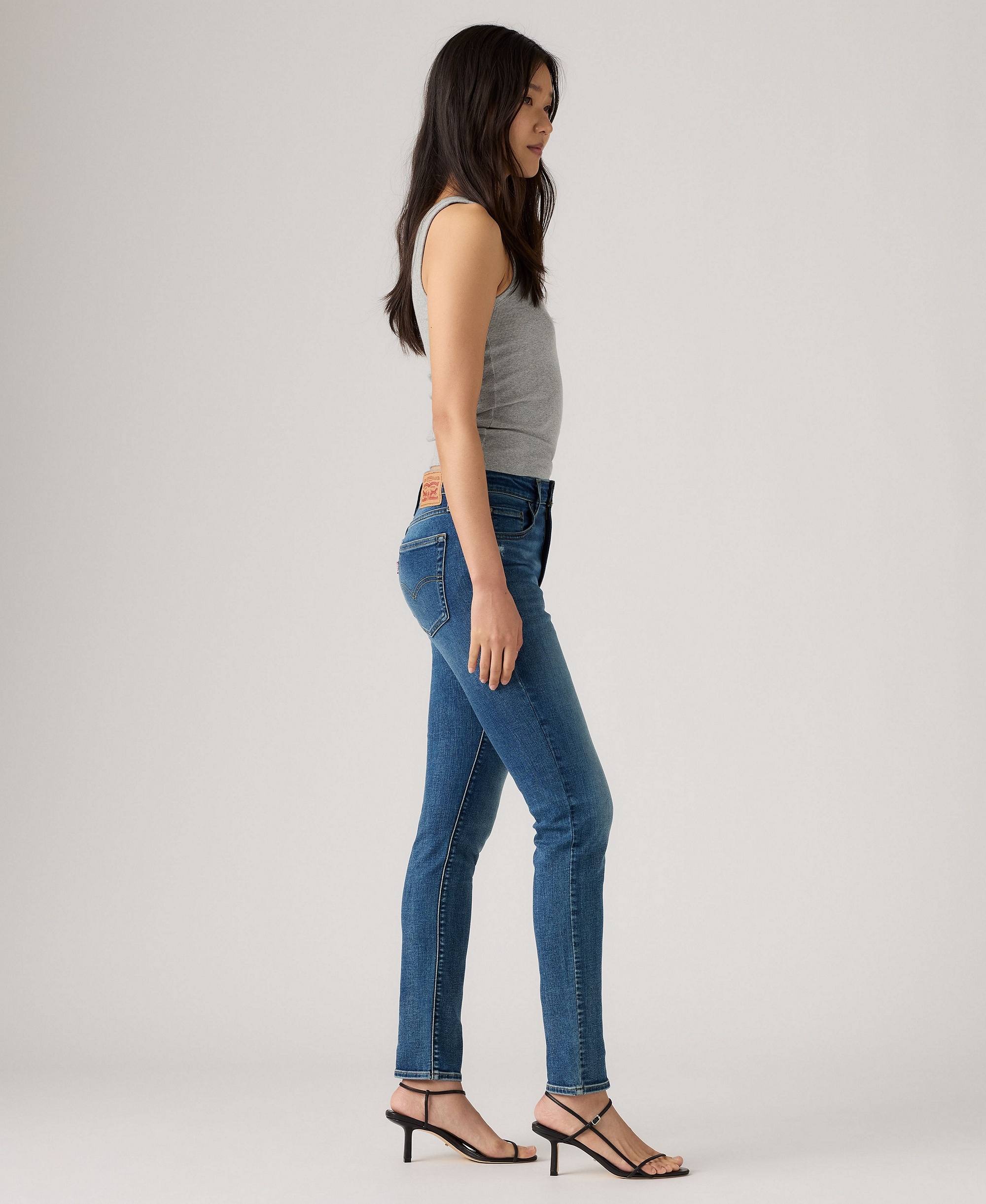 Levi's Women's 721 High-Rise Stretch Skinny Jeans - Ripped Page