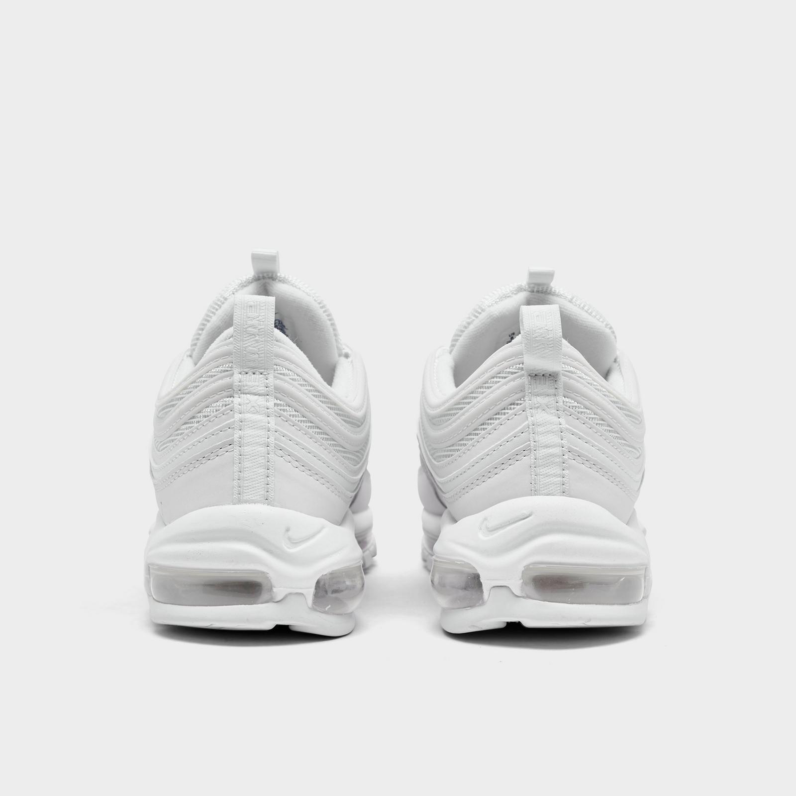 Men's Nike Air Max 97 Casual Shoes - White/Black/Wolf Grey