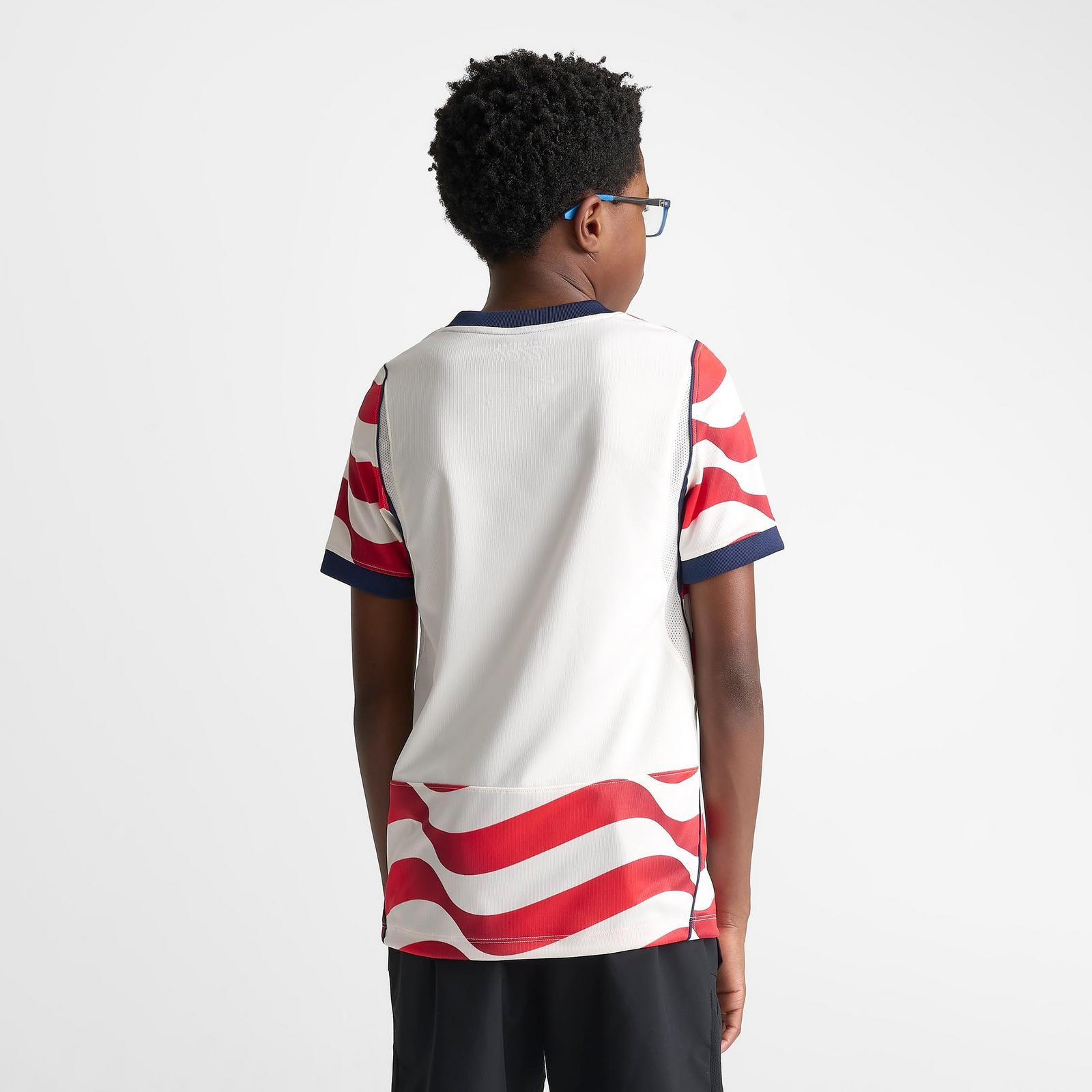 Big Kids' Nike USA 26 Stadium Home Dri-FIT Replica Soccer Jersey - Sail/Midnight Navy
