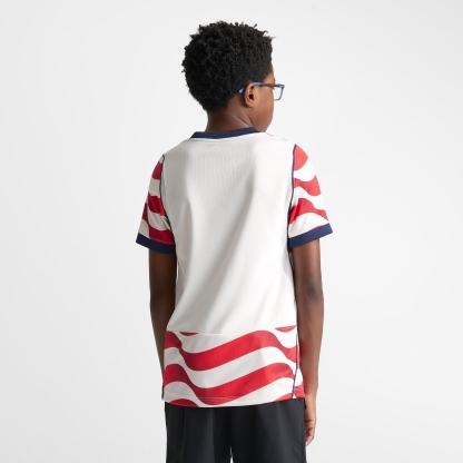Big Kids' Nike USA 26 Stadium Home Dri-FIT Replica Soccer Jersey - Sail/Midnight Navy