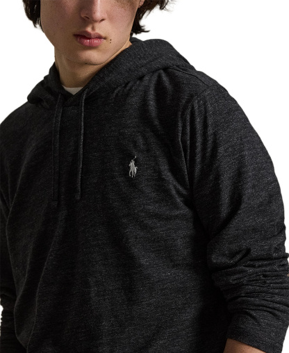 Polo Ralph Lauren Men's Hooded Jersey - Black Heather