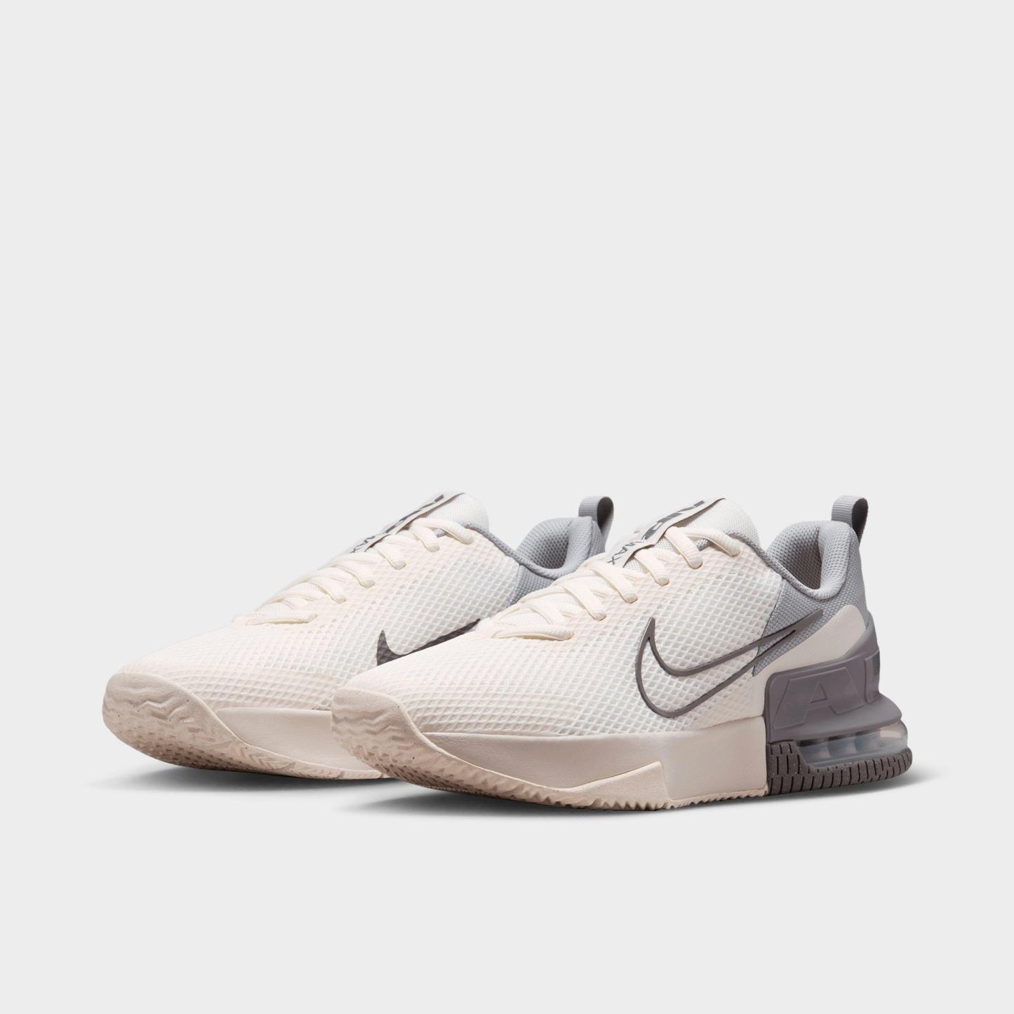 Men's Nithtke Air Max Alpha Trainer 6 Training Shoes - Part 2 - Sail/Light Smoke Grey/Phantom/Pencil Point - Both shoes facing left