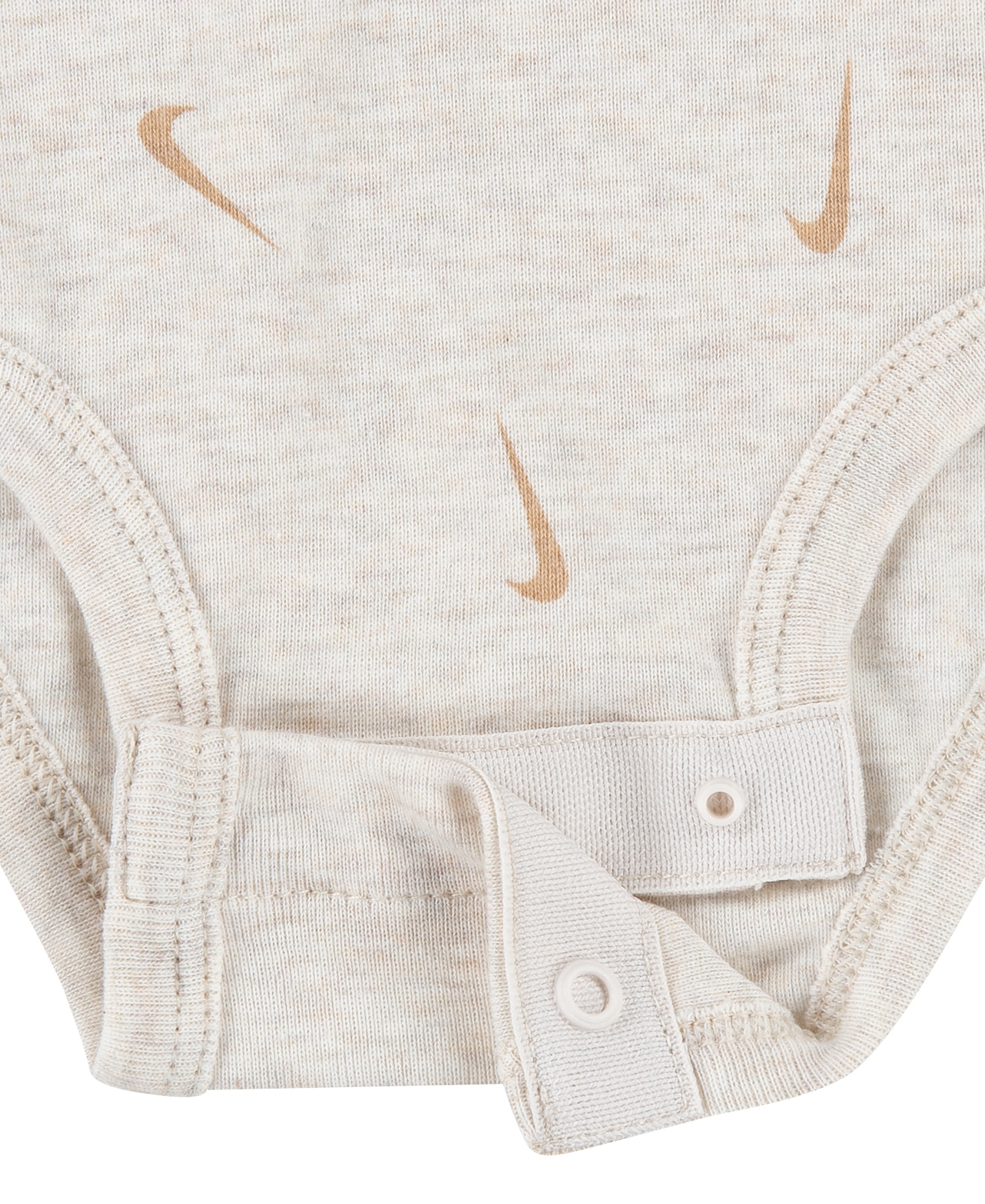 Nike Baby Boys' and Girls' Crewneck Bodysuits and Pants, 3-Piece Set - Gray/Beige