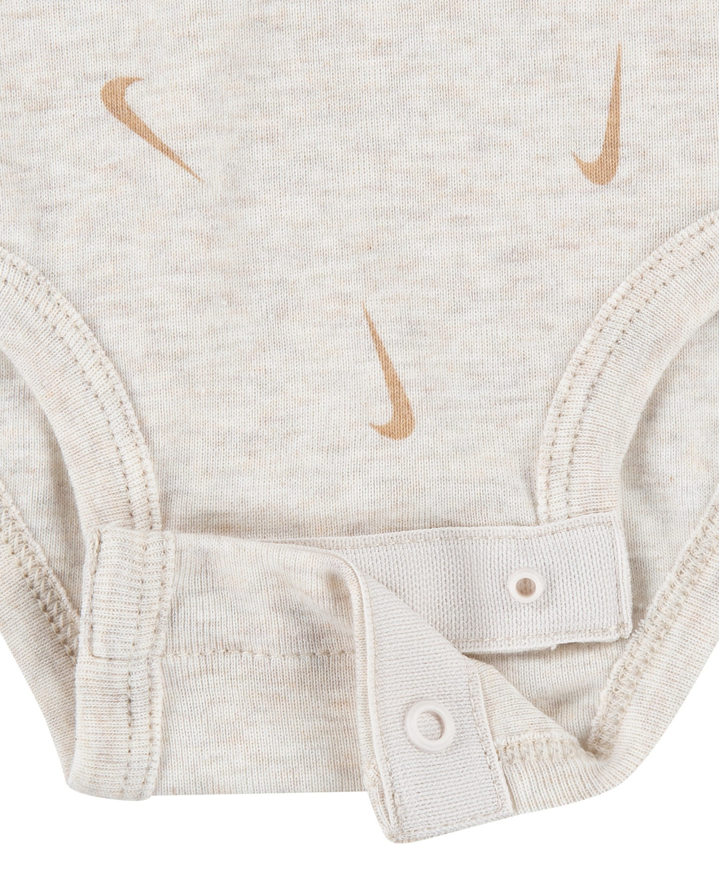 Nike Baby Boys' and Girls' Crewneck Bodysuits and Pants, 3-Piece Set - Gray/Beige