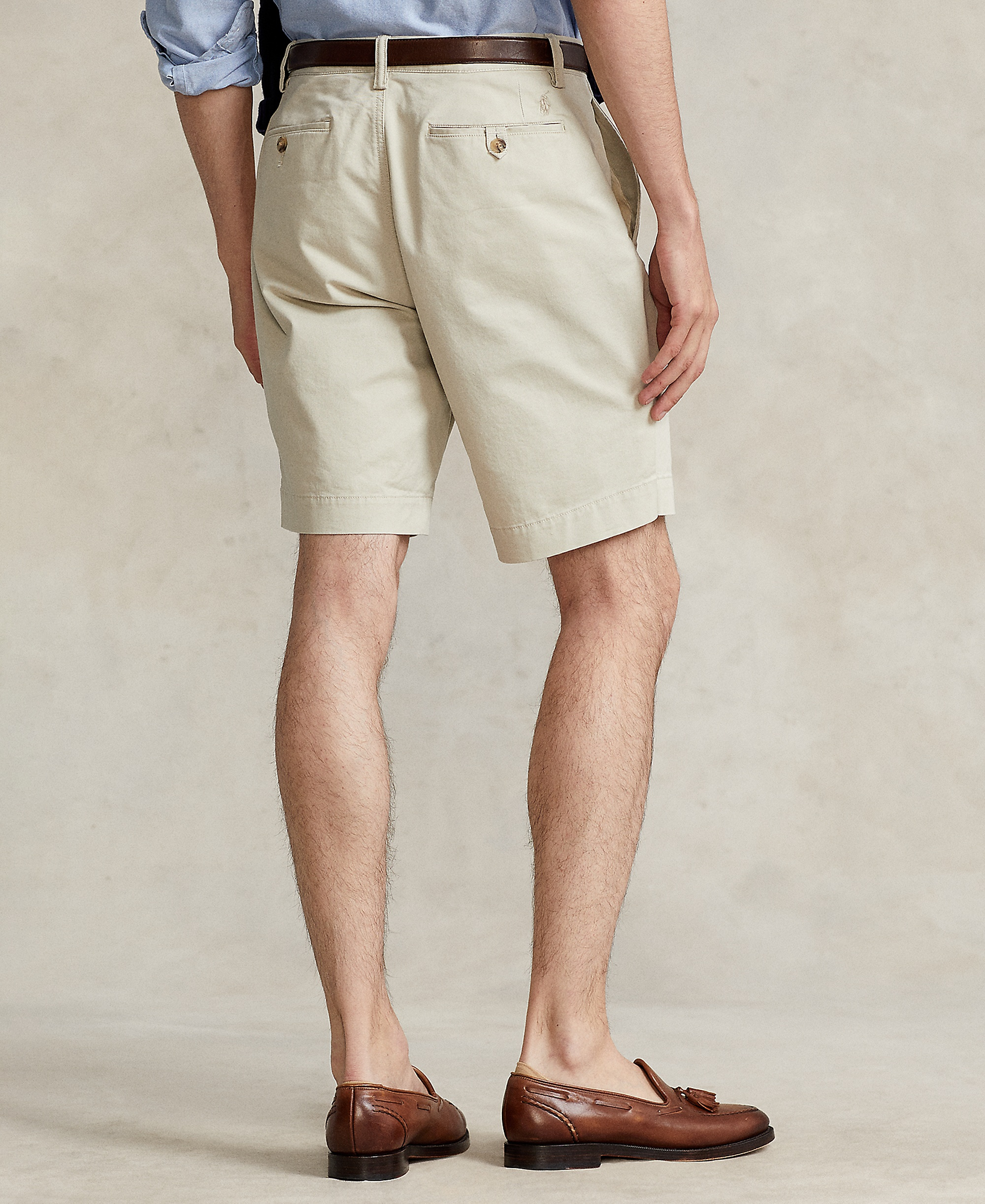 Polo Ralph Lauren Men's Stretch Classic-Fit Chino Shorts, 9" inseam - Classic Stone