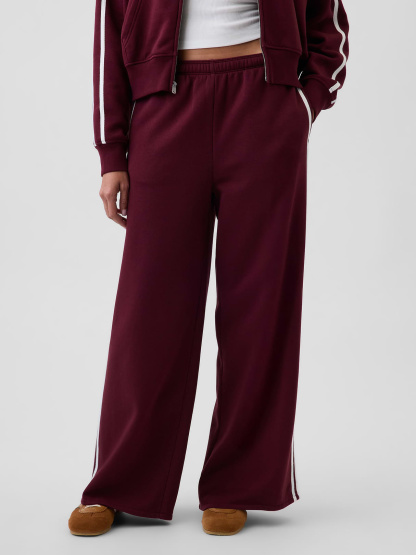 VintageSoft Baggy Sweatpants - Noir red