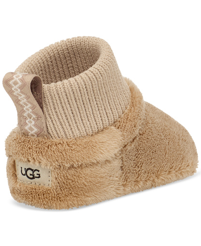 UGG® Baby Nesti Stretch Booties - Mustard Seed