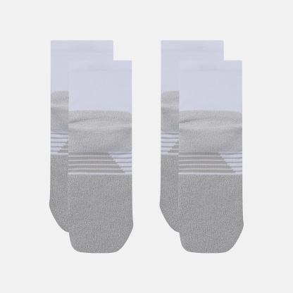 New Balance Pro Training Cushion QTR Socks 2 Pack, LAS25142WT