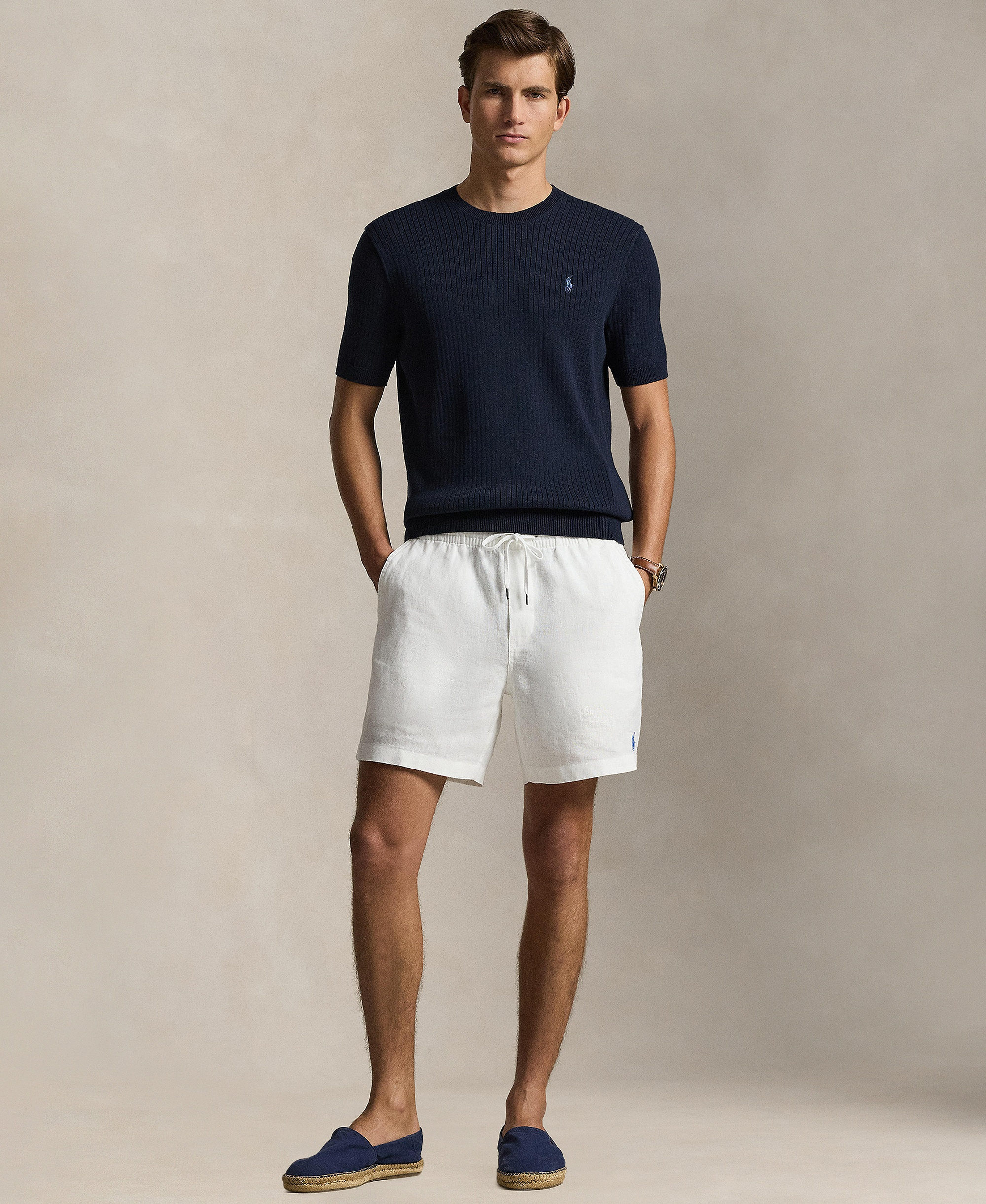 Polo Ralph Lauren Men's Crewneck Sweater - Hunter Navy