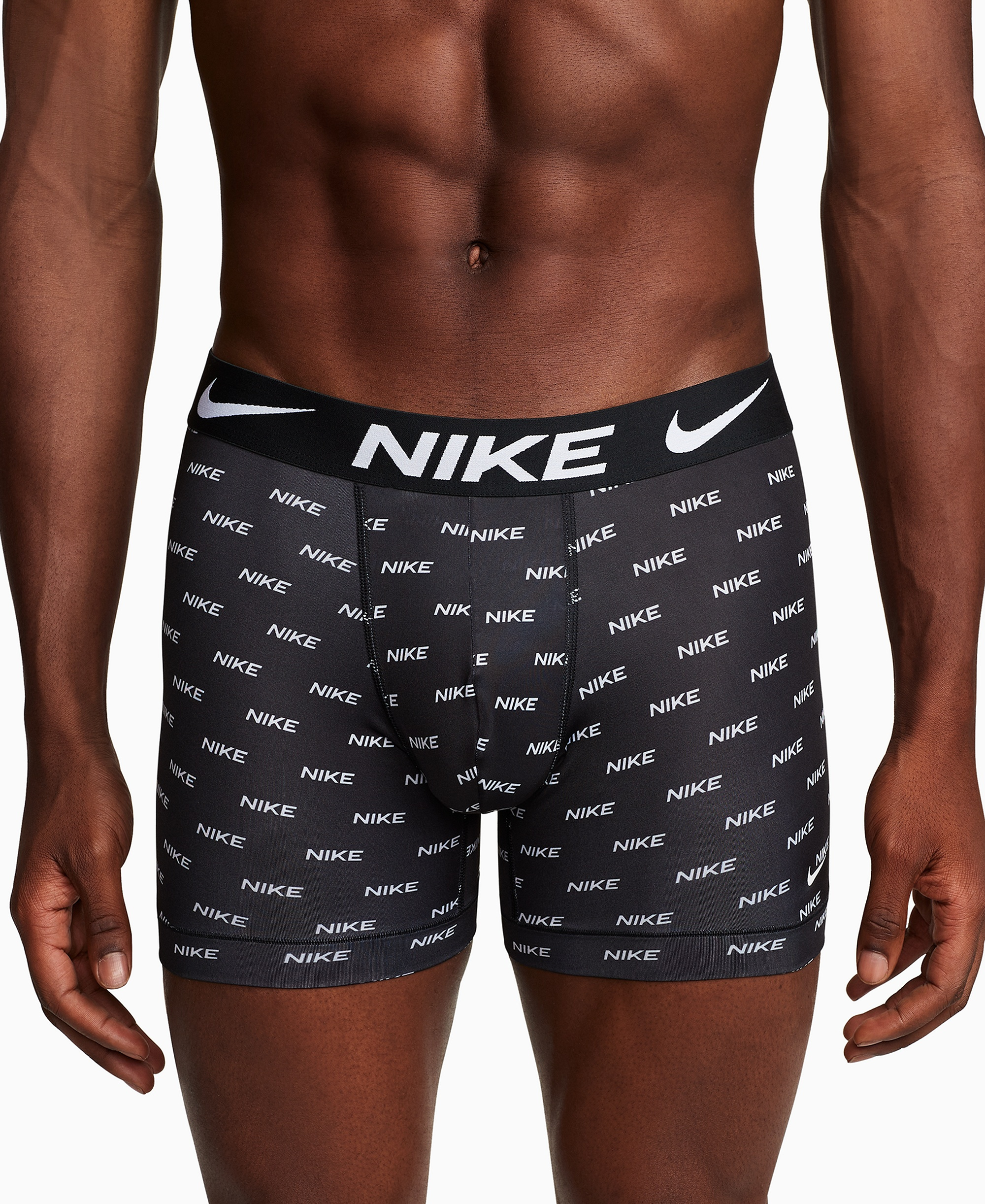 Nike Men's DRI-FIT Essential Micro Boxer Briefs, 3-Pack - Nike Logo Print