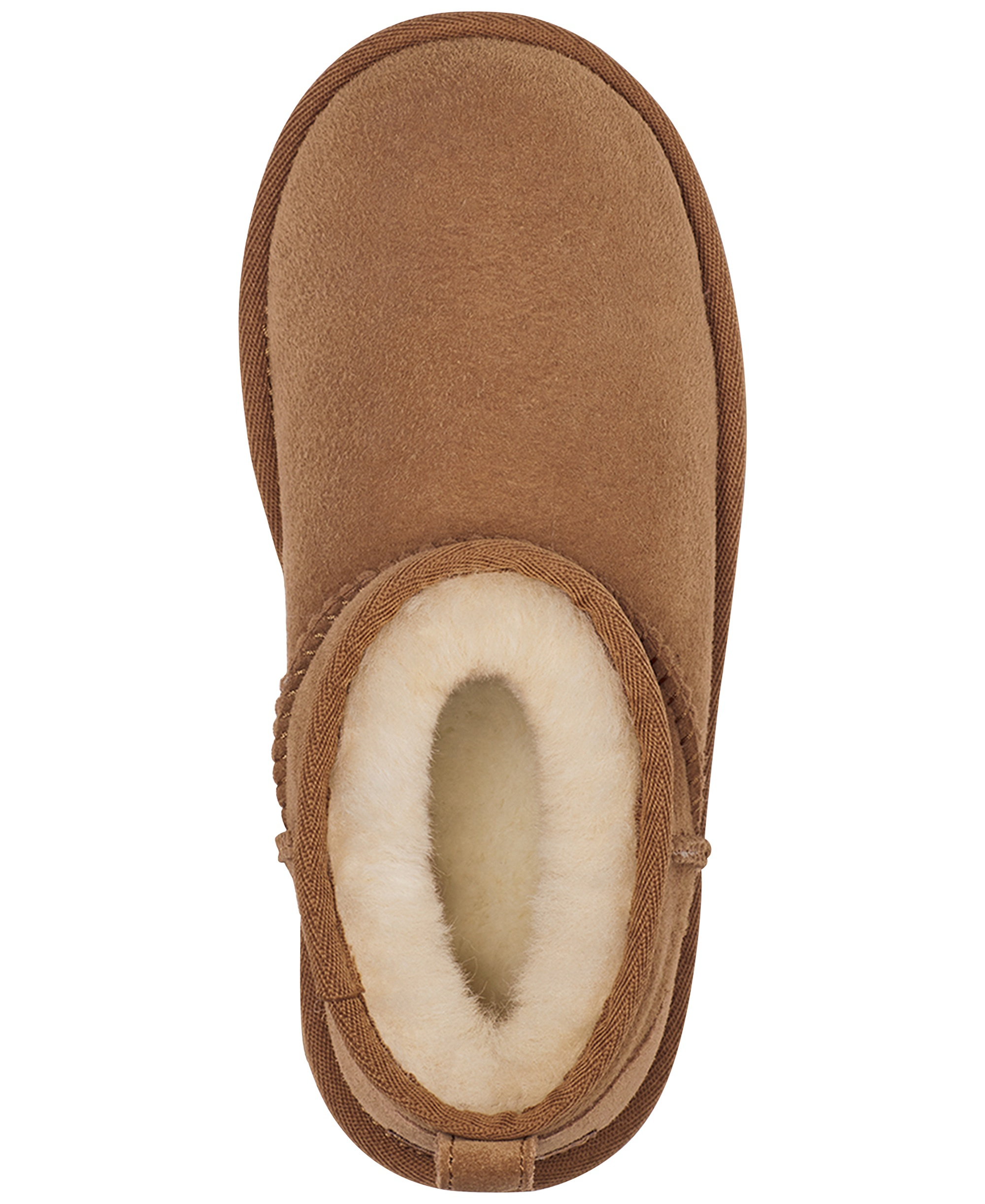 UGG® Kids Classic Ultra Mini Twinface Sheepskin Booties - Chestnut