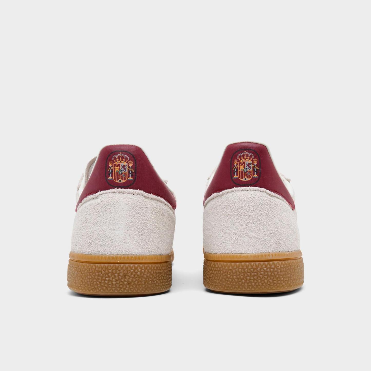 Men's adidas Originals Spain Handball Spezial Casual Shoes - Off White/Scarlet - view 4