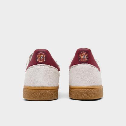 Men's adidas Originals Spain Handball Spezial Casual Shoes - Off White/Scarlet - view 4