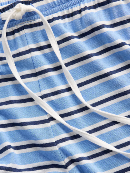 SoftMade Modal PJ Pants - Tonal blue stripe