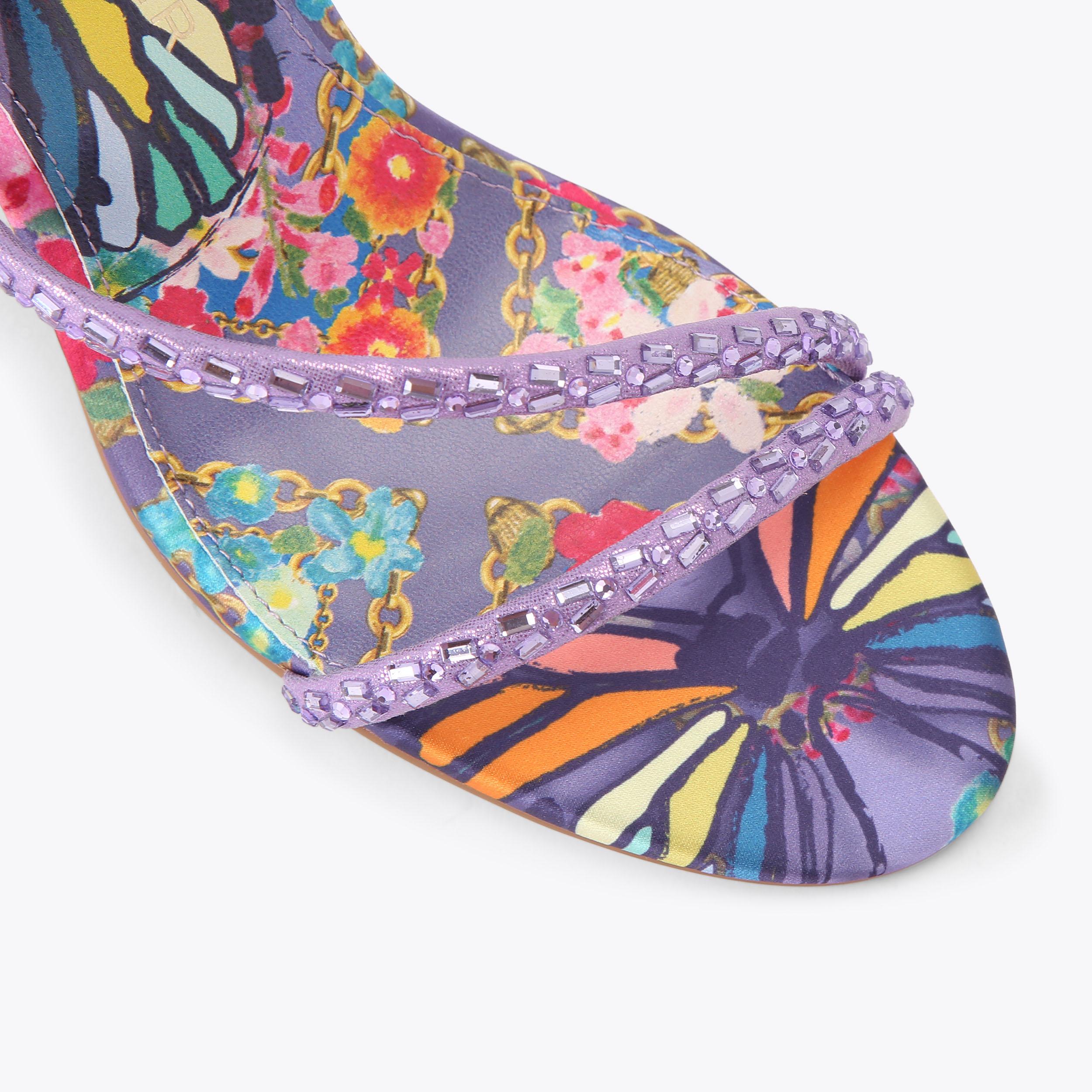 Kurt Geiger London Spiral Asymmetric Heel - Purple - view 5