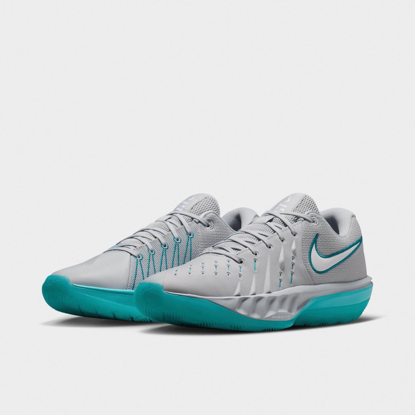 Men's Nithtke G.T. Cut Academy 2 Basketball Shoes - Wolf Grey/Dusty Cactus/Bright Spruce/White - Both shoes facing left
